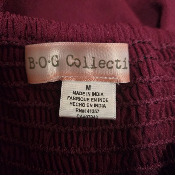 Y2K Fit Flare Whimsigoth Dress M Burgundy Flocked Velvet Corset Mini Pockets - Picture 10 of 10